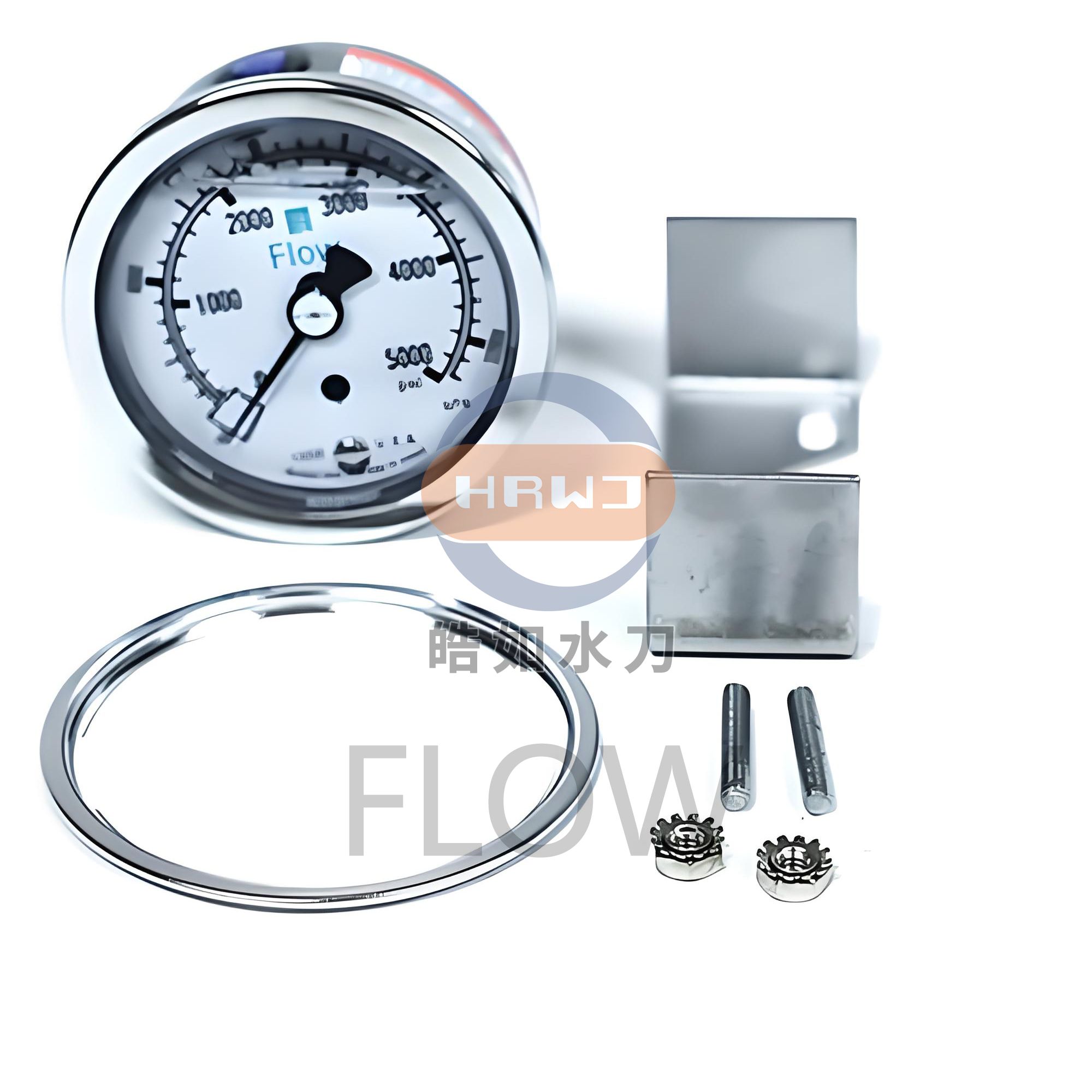 #A-1623 0‑5000PSI 背装式甘油充液油压压力表套件.jpg #A-1623 0‑5000PSI 背装式甘油充液油压压力表套件.jpg